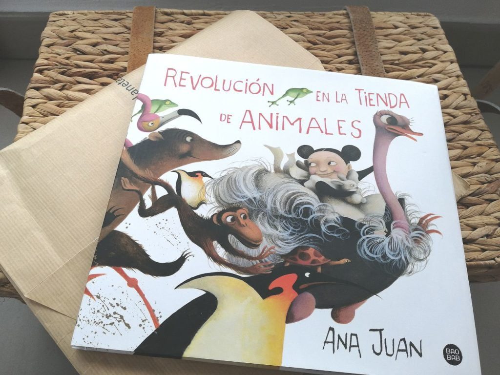 Revolución en la tienda de animales, libro de Ana Juan